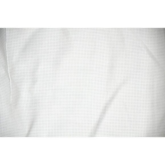 J.Hilburn 17 34 Mens Dress Shirt Light Gray Micro Check Woven Italy Long Sleeve - Picture 5 of 9